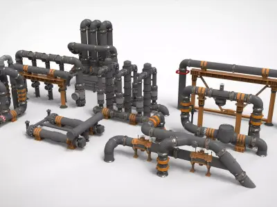 Sci Fi Modular Environment 16 3D model