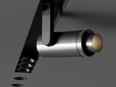 light Set 2 lighting design for modern office 3D model