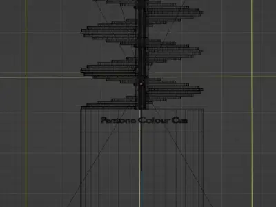 Abstract Table Light Free 3D model
