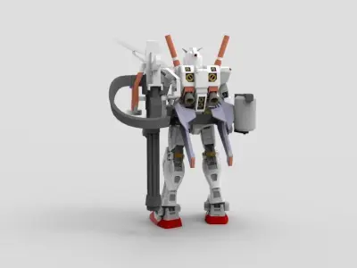 Gundam RX-78 Destroyer 3D model