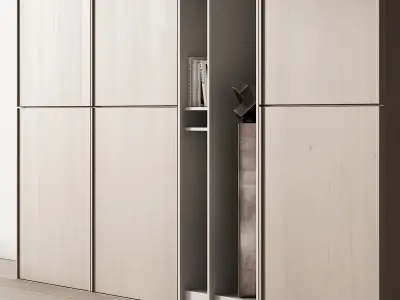 262 cabinet furniture 12 modular wardrobe cupboard 08 3D model