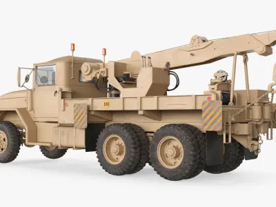  Heavy Wrecker Crane Beige Used Simplified 
