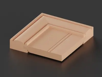 Kitchen Cabinet Doors V2 Low-poly 3D model