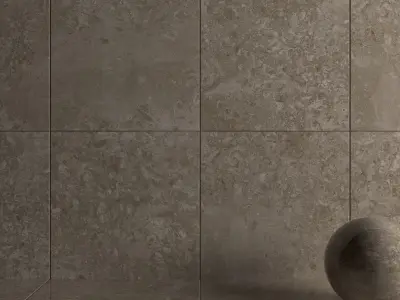 Wall Tiles Museum Solto 4D Taupe 120x120 Texture