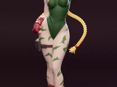 Cammy from Street Fighter V 3D print model