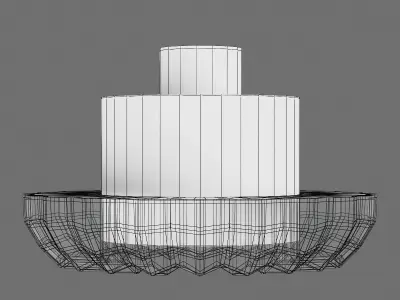 002120 Solo Ray Lightstar Recessed spotlight 3D model