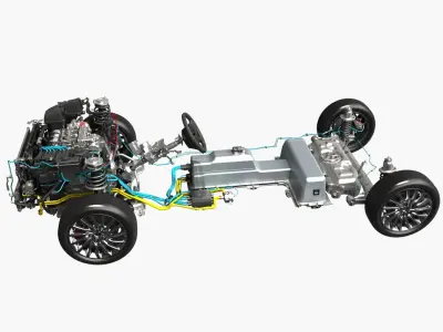  Hybrid Car Chassi and Electric Car Chassis Collection 