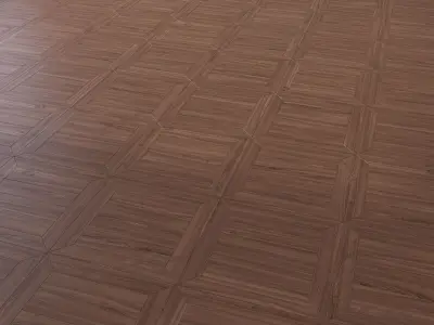 Parquet - Laminate - Wooden floor Low-poly 3D model 7