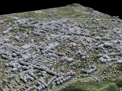 Elbasan - Albania 3D model