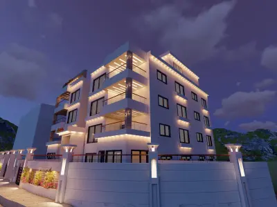 1 unit of housing complex Free 3D model
