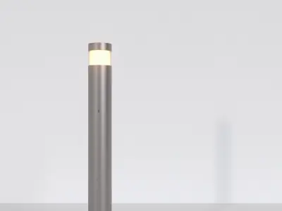 Futuristic Floor Lamp 01 3D model