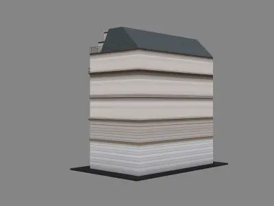 Typical Parisian Apartment 3d Building 10 3D model