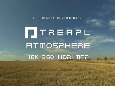 B25- HDRI SKIES TREAPL ATMOSPHERE - 360 SKIES Texture
