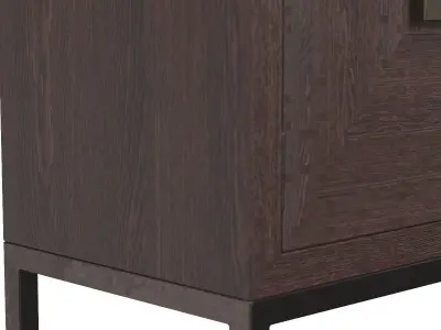 Aiken 2 Door Cabinet 24916 3D model