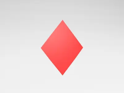 Poker Card Symbol V1 Pack Vol 1 3D model