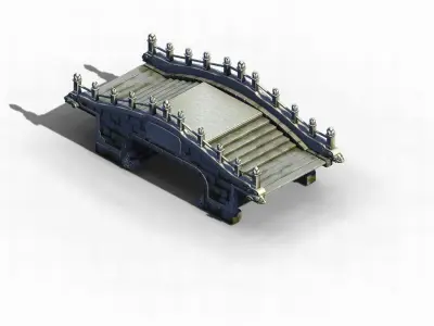 River Yangcheng - Bridge -04 3D model