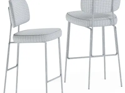 Kapoor Bar Chair by Annud 3D model