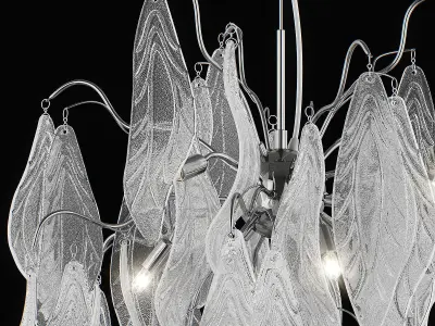 79319x Vetro Lightstar Chandelier 3D model