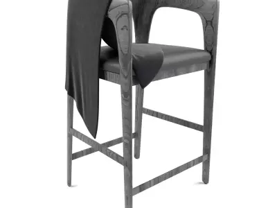 Interlude Home - Kendra Counter Stool 3D model