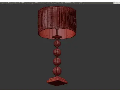 TABLE LAMP VALENCE Low-poly 3D model