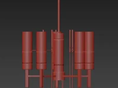 Heathfield  Co Conniston Pendant Antique Brass 3D model