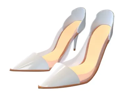 High Heel Pack 02 Low-poly 3D model