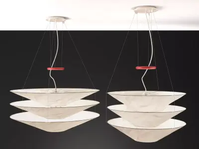 Floatation pendant light 3D model