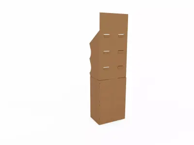 Point of Sale Cardboard Display Stand Texture