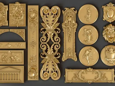 ARCHITECTURAL DECORATION - 3D model 3D print model