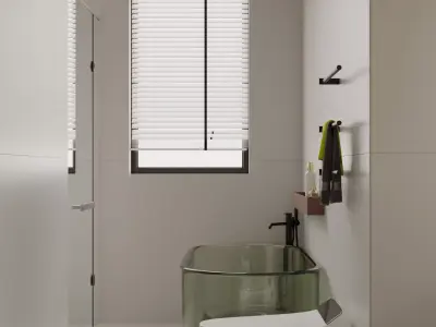 Modern style bathroom 3d model 3D model