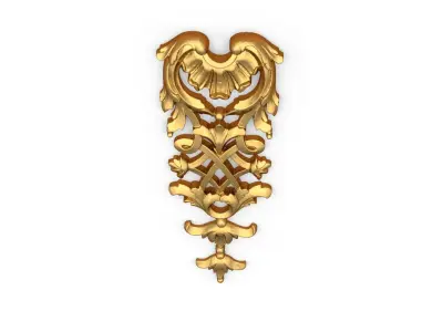 Classic carved decor ornament 472 3D print model purchase