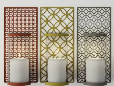 Heart of Lisbon Wall Sconce Set 3D model