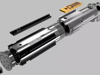 STAR WARS ROS SKY-WALKER LIGHT SABER 3D print model