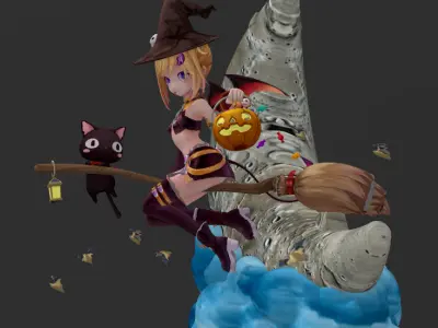 Little Witch 3D print model