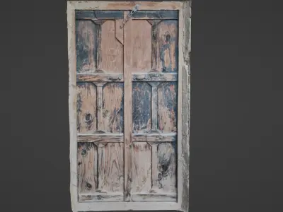 door scan Low-poly 3D model