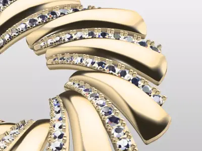 soleil 2 pendant 3D print model