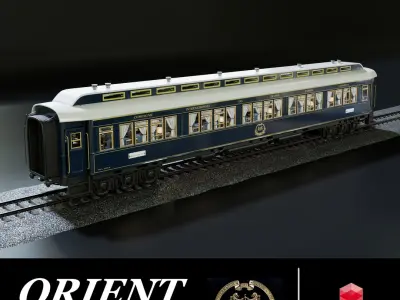  Orient express train - Passenger Seat 