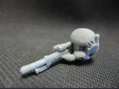 CHIBI-TECH SD - DEADEYE SR V CUSTOM SNIPER HATCH GUNNER 3D print model
