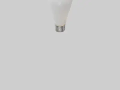 Light bulb model Low-poly 3D model