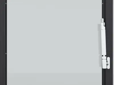 Collection Aluminium window x4 3D Model Pack