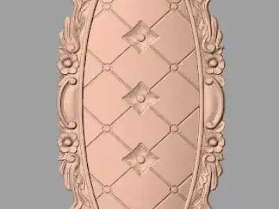 European furniture 3D relief models for CNC wood engraving E199 3D model