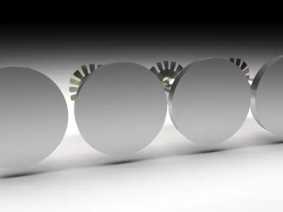 Fire Sprinklers Set 3D model