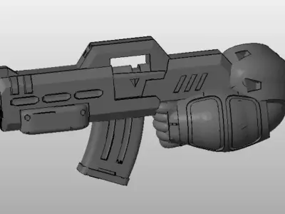 CHIBI-TECH SD - SAR-44 HAUSER ARM     3D print model