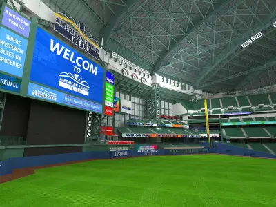 American Family Field Tennis 3D model