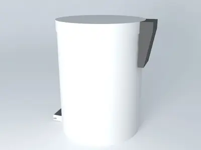 trash bucket with handle Free 3D model