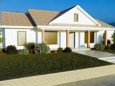 Modern Countryside House 3D model