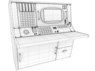 Nasa Control Tables 3D model