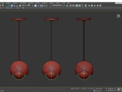 Emma Pendant Light Low-poly 3D model