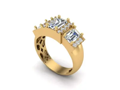 Jewelry ring 354 3D print model