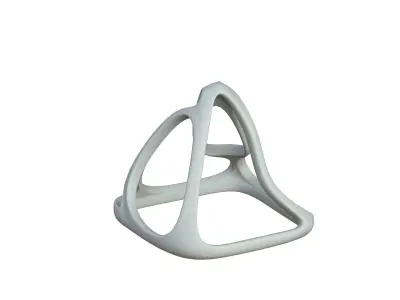 SciFi Cube Object No 59166 Low Poly Shape Low-poly 3D model